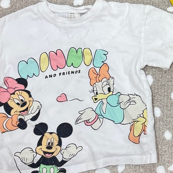 Lot of 5 Zara Kids Disney Minnie Mouse swimsuit tee long sleeve graphic tennis - Picture 4 of 6